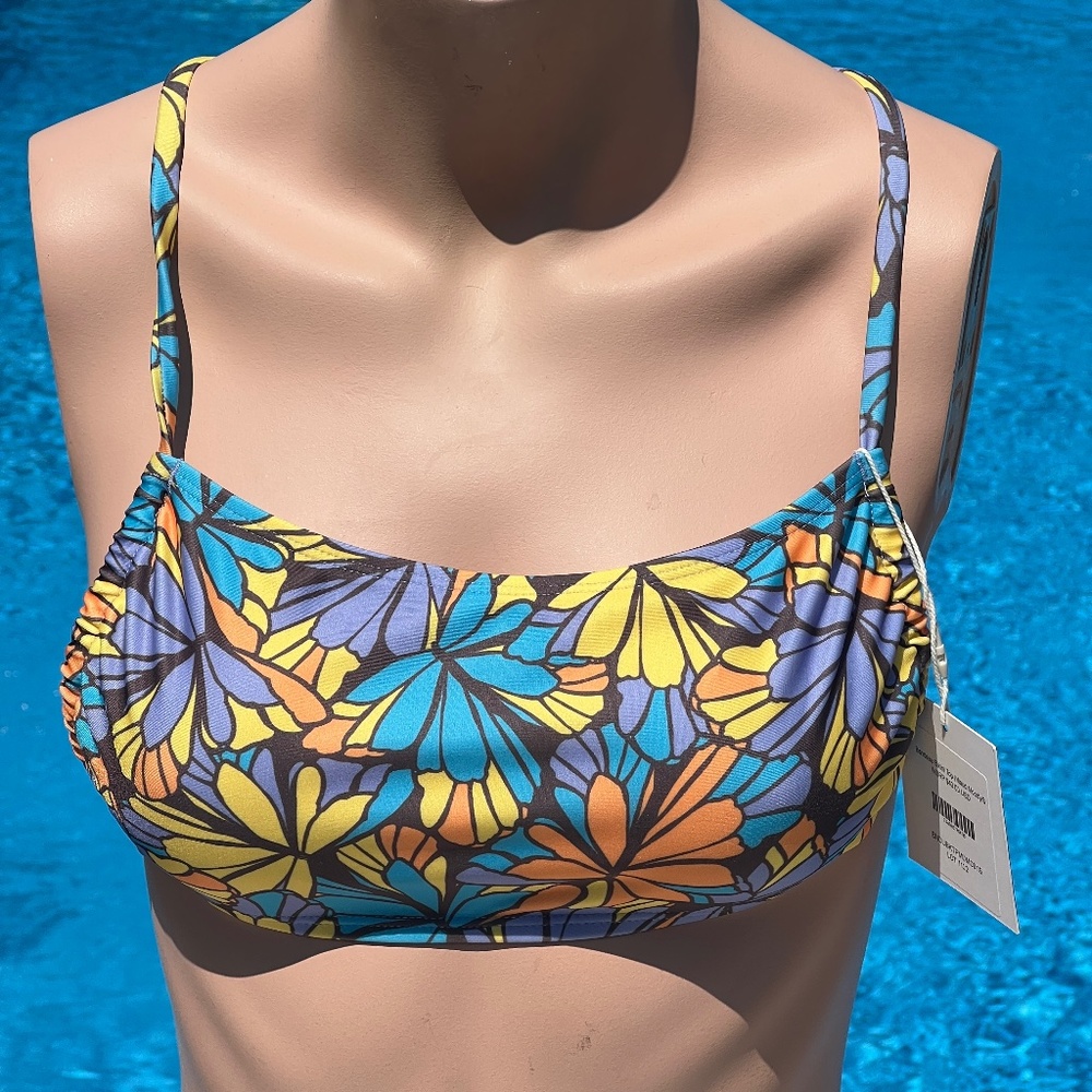 NWT BORN PRIMITIVE BANDEAU BIKINI TOP Size Small